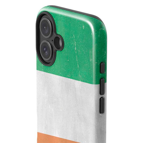 Ireland Flag Distressed iPhone 17 Impact Case